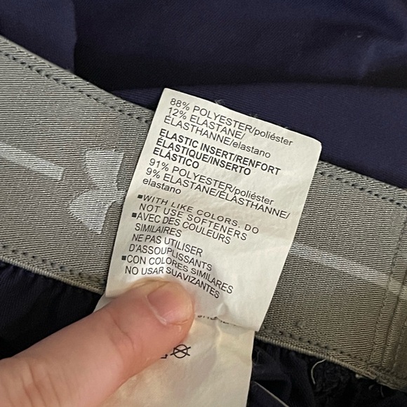 Under Armour navy drawstring athletic running exercise shorts - Picture 5 of 5